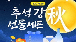 8월 알급날 프로모션 안내 (추석선물세트 기획전, 코드…